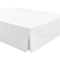 Easycosy - Cubre Canapés para Somier ATENEA Faldon para Cama 90 cm Cubrecanape - Color Blanco (90x190-200cm)
